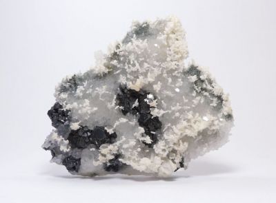 Sfalerit, kalcit - Banská Štiavnica, Slovensko Sfalerit, kalcit - Banská Štiavnica, Slovensko